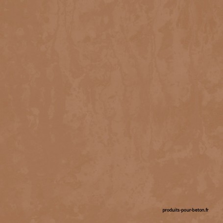 Béton ciré mural rendu sienne calcinée Béton ciré mural rendu sienne calcinée