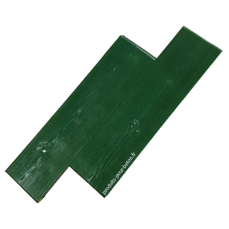 Moule de marquage pour béton empreinte modèle Bois deux planches.