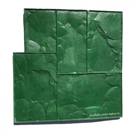 Moule de marquage pour béton empreinte modèle Schiste.