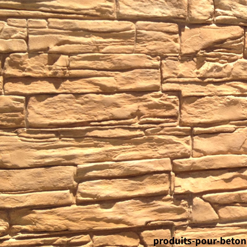 Moule pour béton empreinte murale.