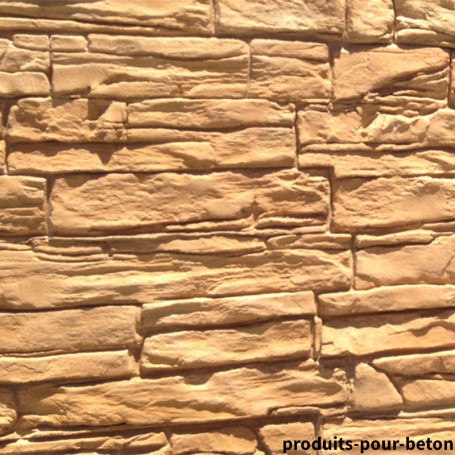 Moule pour béton empreinte murale.