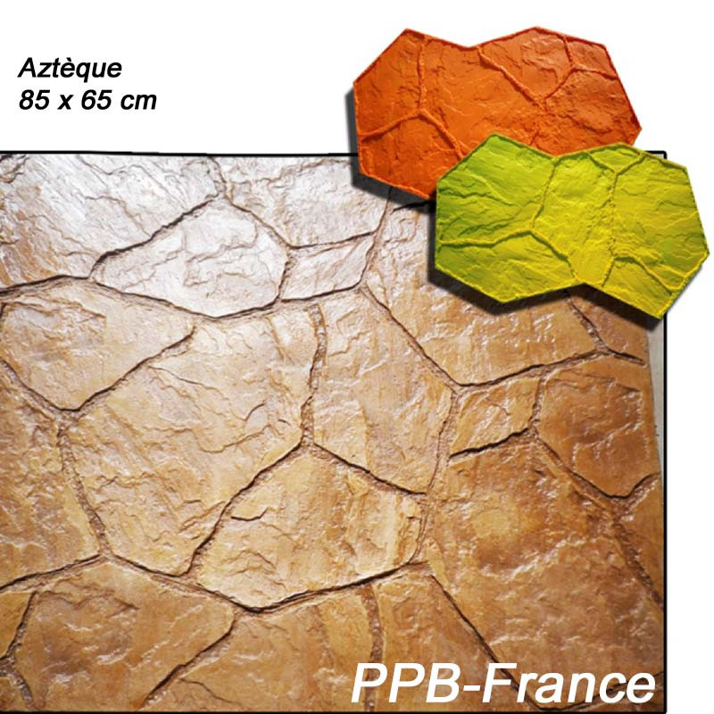 Moule de marquage pour béton empreinte modèle Aztèque