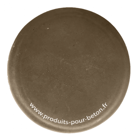 rendu du quartz pour dallage béton couleur gris moyen.