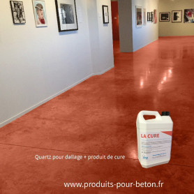 Quartz dallage plus produit de cure couleur chamois