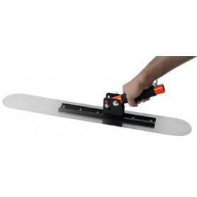 Lisseuse inox sur manche pour lissage béton 2
