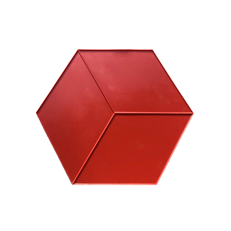 Moule pour béton imprimé - modèle polygone lisse.