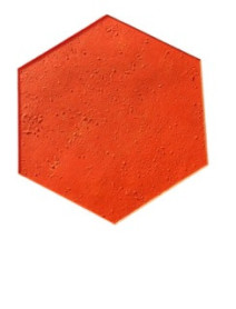 Polygone structuré moule empreinte béton 2