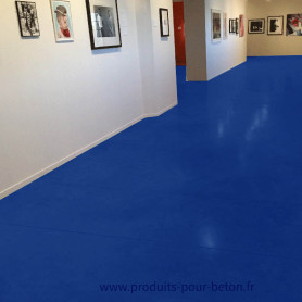 Durcisseur dallage bleu pour sol industriel