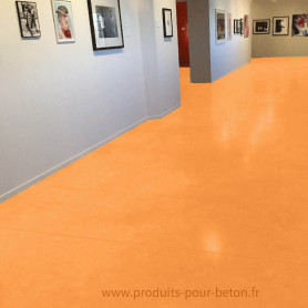 Sol quartz couleur havane lisseuse hélicoptère