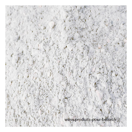 Poudre de quartz pour sol en béton ciré blanc. Poudre de quartz pour sol en béton ciré blanc.