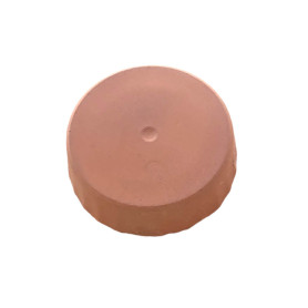 Sol en béton ciré aux quartz durcisseurs couleur brun. 2