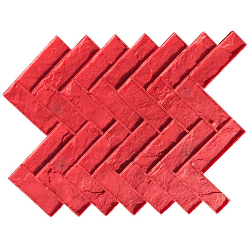 Moule pour béton imprimé - modèle Chevrons.