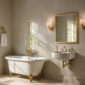 Béton ciré pour mur pièce humide - kit prêt à l'emploi