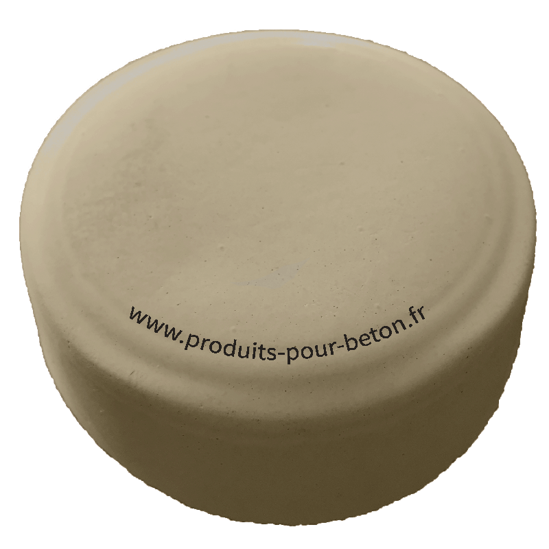 rendu du quartz pour dallage béton couleur naturel.