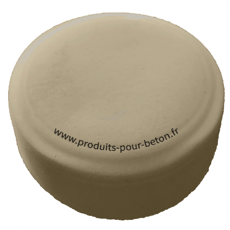 rendu du quartz pour dallage béton couleur naturel.