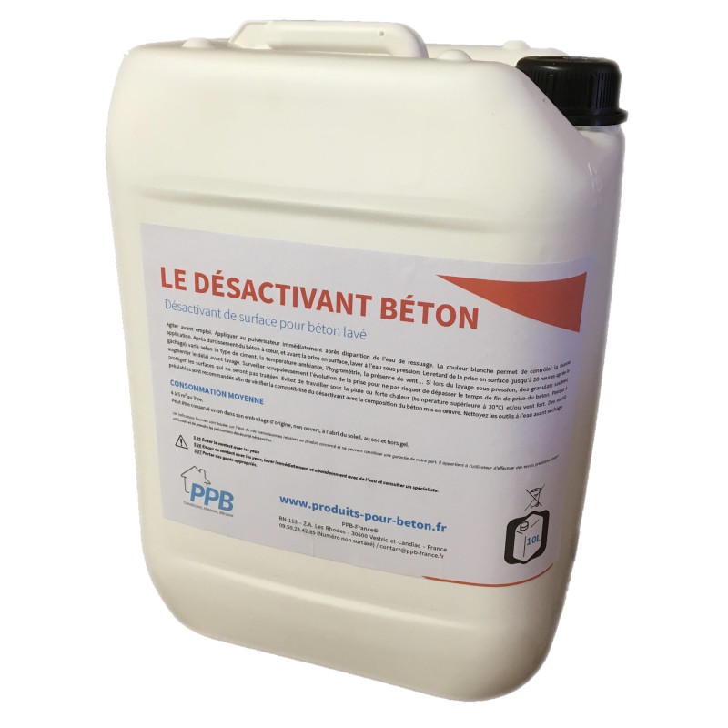 Désactivant pour béton 4-6 bidon de 5 litres