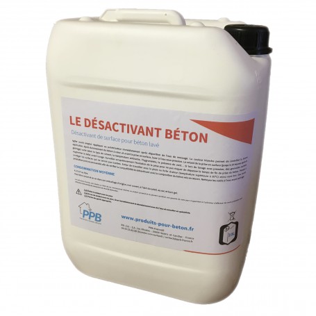 Désactivant pour béton 4-6 bidon de 5 litres