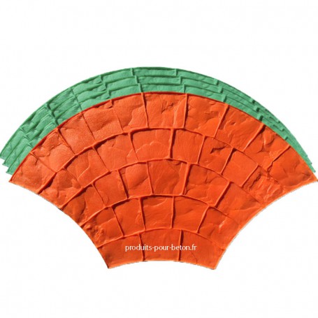 Moule pour béton imprimé - modèle Basalte.