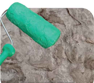 Rouleau pour empreinte murale