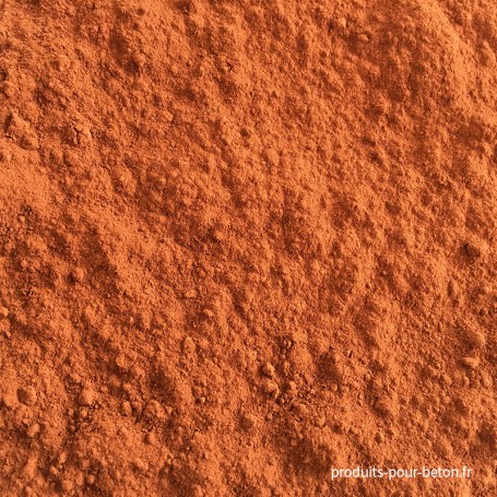 Pigment Sienne calcinée.