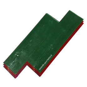 moules pour béton empreinte modèle bois deux planches- marron 2